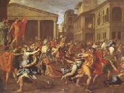 Nicolas Poussin The Rape of the Sabines (mk05) China oil painting reproduction